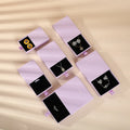 CSMD Chinese Manufacturers Ready to Ship Pull Out Gift Packaging Black Sponge Insert Purple Jewelry Storage Boxes for Necklace