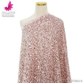 African French High Quality Sequin Velvet Fabric for Evening Dress HY1584