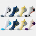 Professional Knitted Anti-Bacterial Fitness Crew Socks Men Women Youth Non-Slip Loop Pile Outdoor Sports Spring Short Boat