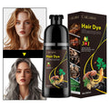 OEM Customize Wholesale Natural Argan Oil Extract Plant Permanent Hair Color Dye Shampoo for Women Covering Gray Hair