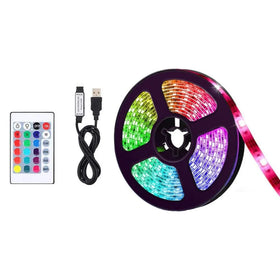 5m Smart RGB LED Strip Lights with Bluetooth TV Backlight Decorative Ambient Lighting for TV Smart Home Lighting Remote Control