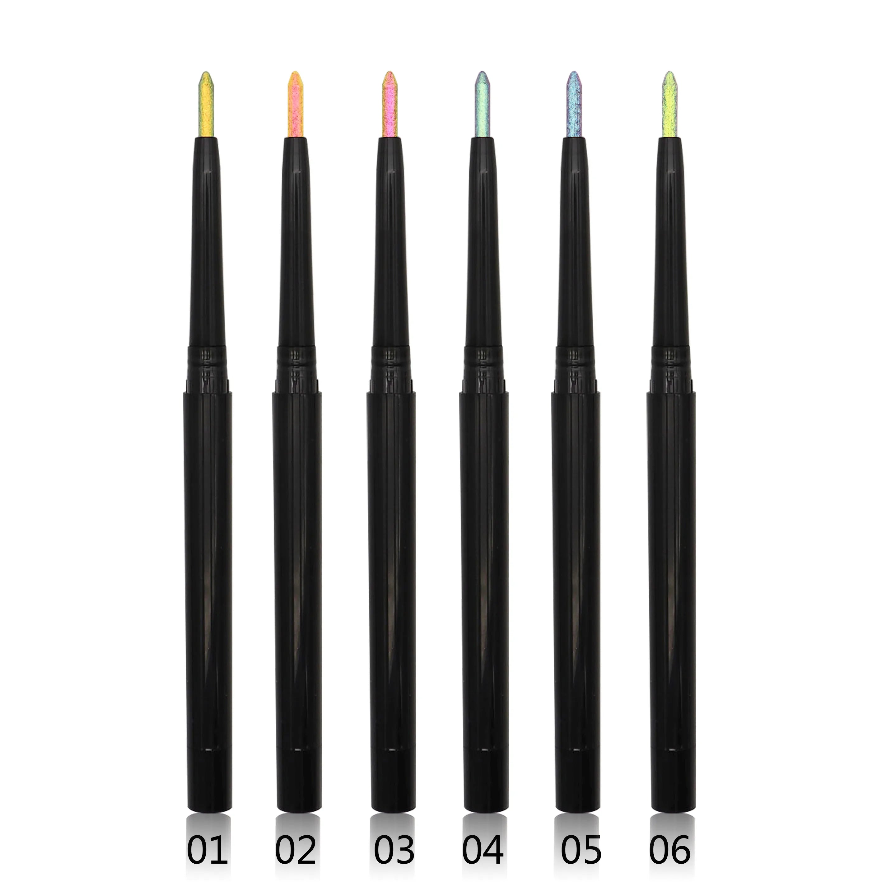 Multichrome Chameleon Eyeliner Pencil Waterproof Long Lasting Custom Vegan Cruelty Free Colored Pigmented Eye Liner