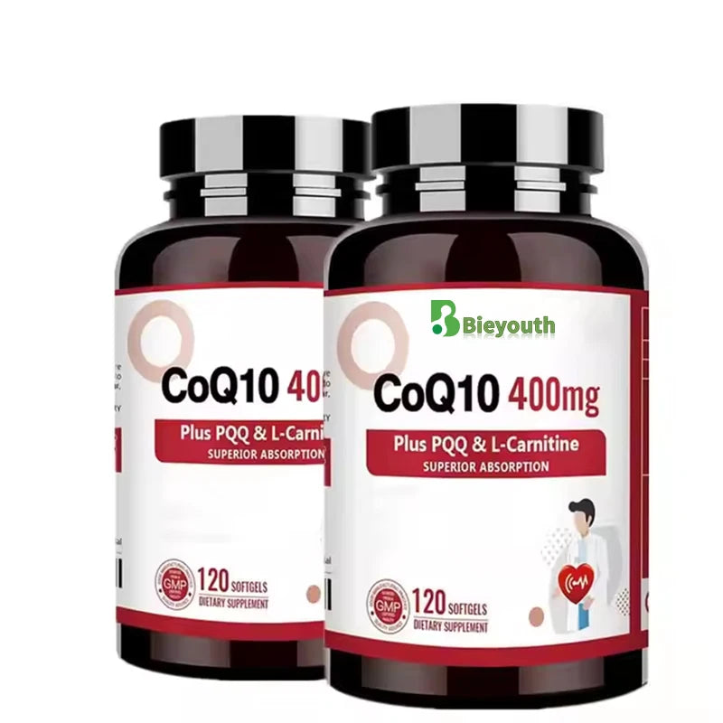 Private Label Supplement Food Coenzyme CoQ10 Capsules Coenzyme CoQ10 Softgel Capsule