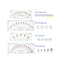 Full 4C Refer to the GIA Diamond Standard CT Color Clarity Cut Scale CZ Master Stone Round Laser Cubic Zirconia Tester Tools