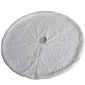 36\" Luxury Sherpa Christmas Tree Skirt Personalized Festive Merry Christmas Party Decoration MOQ 50pcs