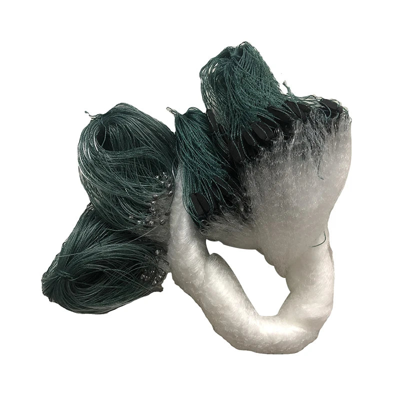 Best Selling White 100m 3 Layer Gill Net Mesh Fishing Gill Nets for Sale MegaBDM