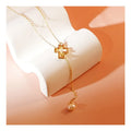 Free Video Picture Fine Pendant Necklace High-grade Sterling Silver with Long Collarbone Chain Niche Natural Freshwater Pearl