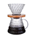 Heat Resistant Reusable High Borosilicate Glass Coffee Dripper Filter With Handle GV04A Z