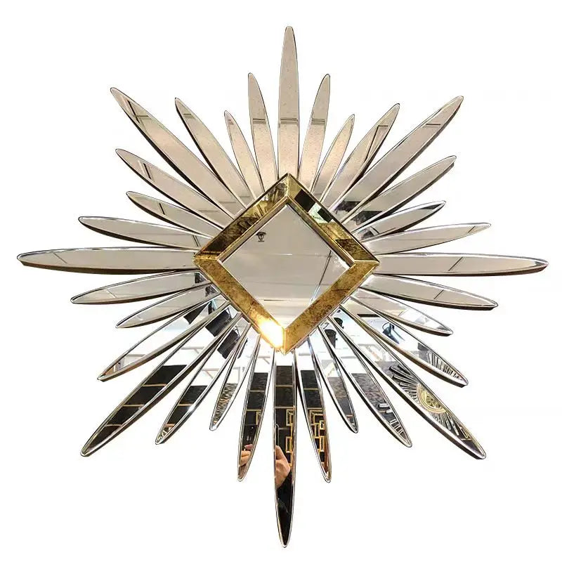 85cm European Light Luxury Popular Living Room Dining Room Fireplace Porch Background Wall Creative Personality Art Spell Mirror