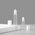 5ml 10ml Transparent Glass Ball Roll on Glass Bottle Roller Essential Oil Perfume Bottle