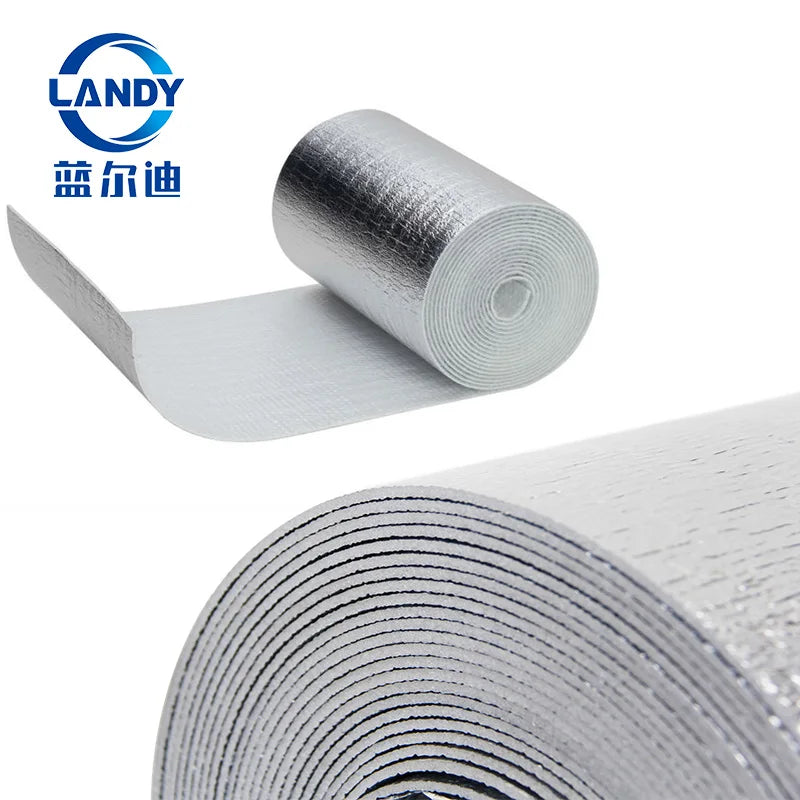 Modern 2mm Thick EPE Foam Aluminum Foil Multi-Layer Insulation Material Roll with High Reflectivity