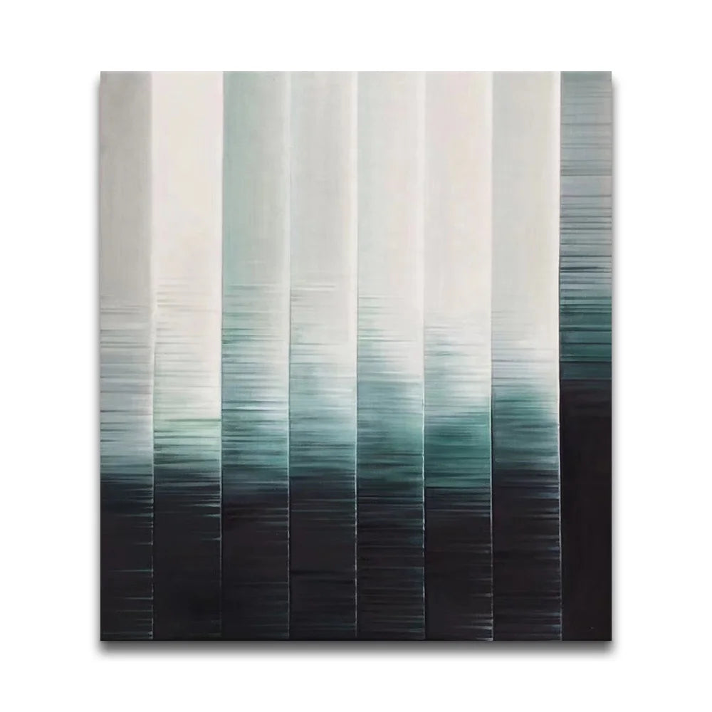 Dafen Oil Painting Village Large Size Background Modern Abstract Canvas Wall Art Handmade Artwork Hotel Decor Home
