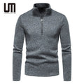 Clearance Sales Fashion Men Casual Zipper Long Sleeve Pullover Sweatshirts