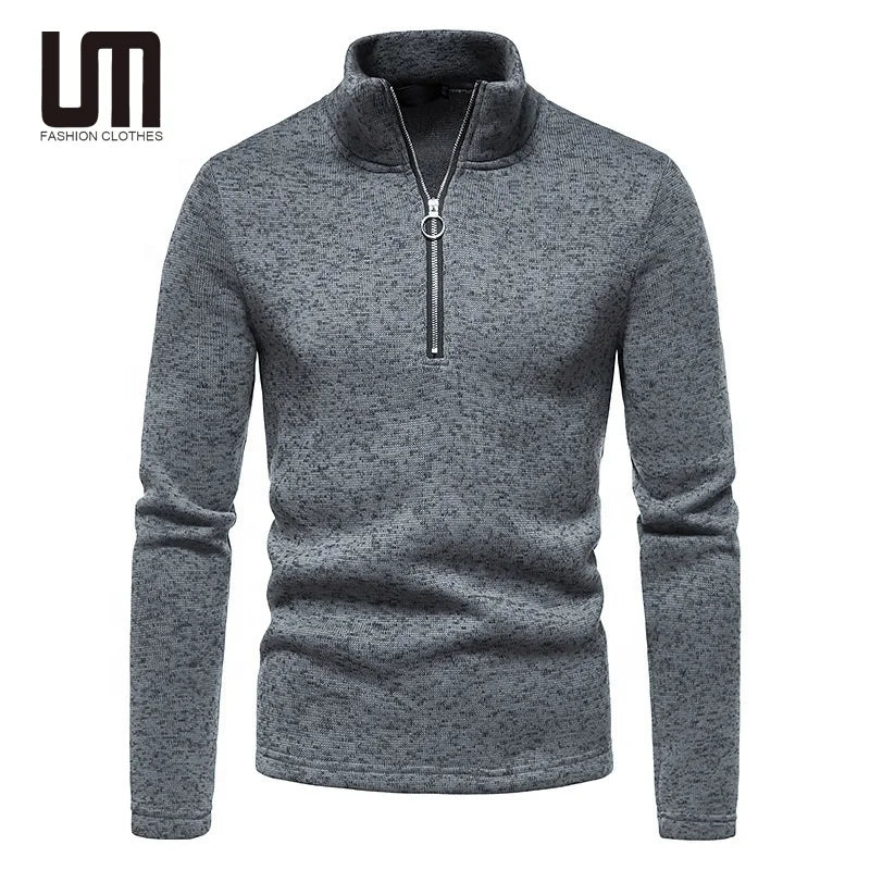 Clearance Sales Fashion Men Casual Zipper Long Sleeve Pullover Sweatshirts