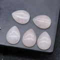 DIY Crystals Natural White agate drop shape Cabochon Multi fire Gemstone crystal jewelry