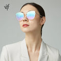 VIFF HM19249 Beautiful Elegant Style Temple Sunglasses Rainbow Coating Sunglasses 2025