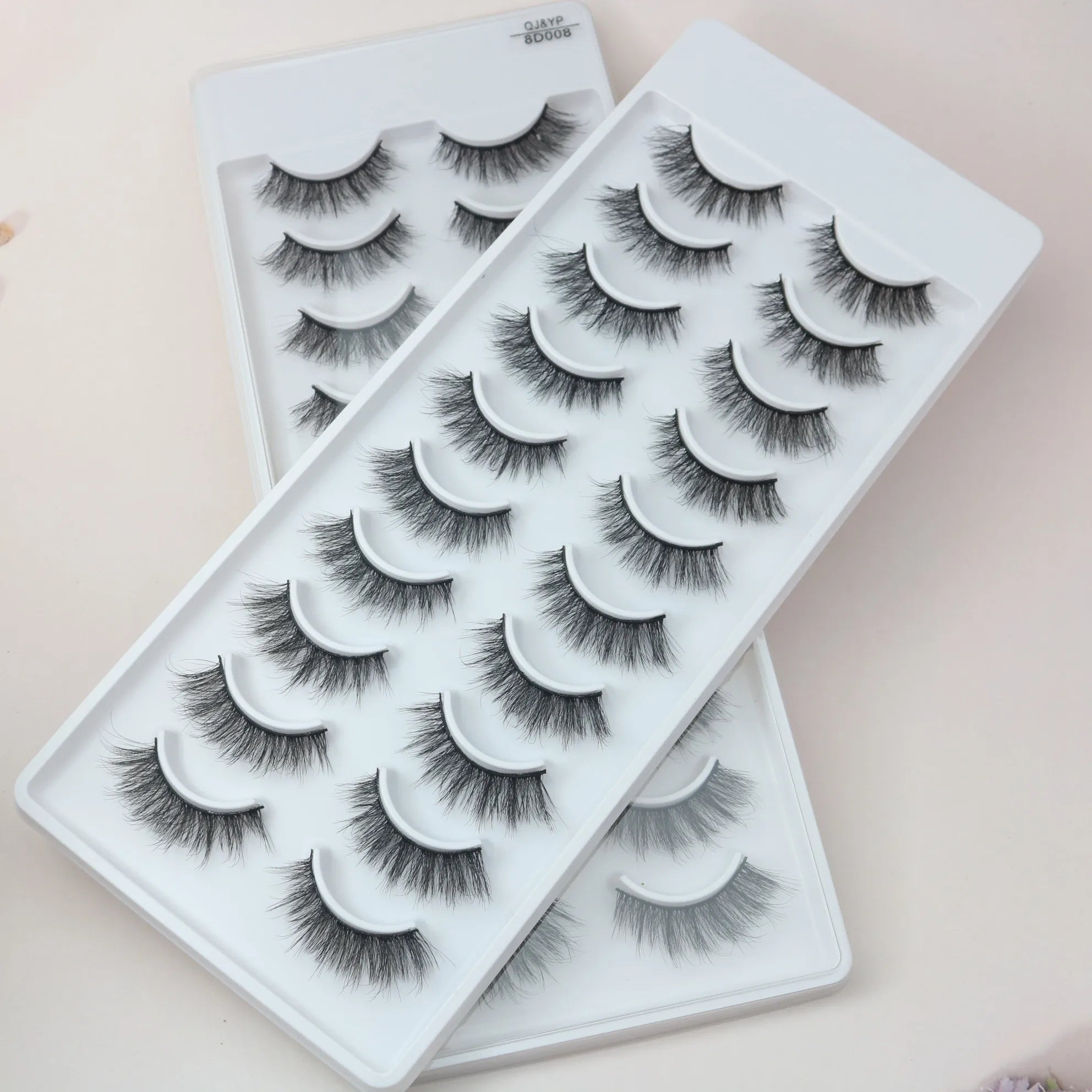 Wholesale 3D Silk Eyelashes Natural Cruelty Free Full Strip Hand Made Natural Long Synthetic Hair 15Mm Faux Mink Lashes
