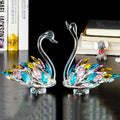 Luxury Wedding Favor Gift Crystal Swan Couple Centerpieces for Wedding Table Wholesale