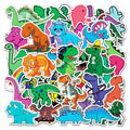 50Pcs Cute Dinosaur Tyrannosaurus Promotion Sticker for Children Kids Gifts Toy Paper Decorative Graffiti Stickers