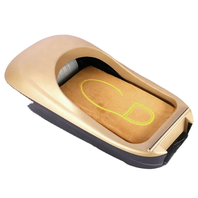 Automatic Disposable Shoe Film Dispenser Machine 500pcs Capacity ABS Plastic 10-Year Service Household Cleaning Tool Accessory