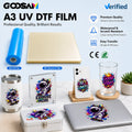 GOOSAM Waterproof DTF Uv Adhesive AB Film 30 cm Uv Transfer Sheets DTF Sticker for Cup Mug Tumbler Pen Glass Cup
