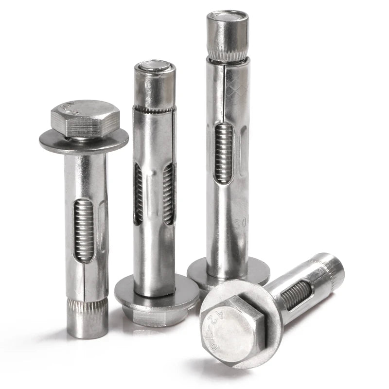304 Stainless Steel Sleeve Anchor Outer Hex Head Expansion Anchor Bolt