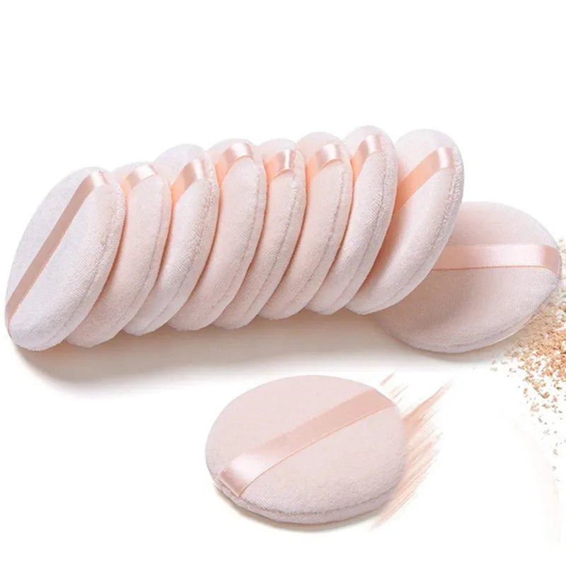 Round Makeup Sponges Cosmetics Tools Soft Velvet Powder Puff Blender Sponges Facial Foundation Puffs Make up Accessories