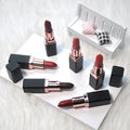 Vegan Smooth Texture Matte Waterproof Cream Lipsticks Long Lasting Rich Colors Matte Solid Lipstick