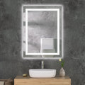 Top Sale Touch Switch Anti-Fog Bath Wall Mirror Bathroom Wall Mounting Led Mirror Decor Smart Mirror