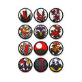 Wholesale Custom Logo Heart Flower Iron-On Machine Woven Fabric Sustainable Handmade Patch for Hats