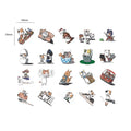 Kawaii Summer Concerto Series DIY Stickers Pack 40pcs Diary Deco Scrapbooking Planner Paper Children's Offer Cartoon Collection