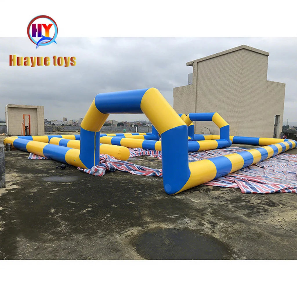 Hot Sale Bumper Cars Yard and Use a Inflatable Perimeter Inflatable Bumper Car Venue Inflatable Race Track for Bumper Cars