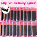 New Soft OEM Private Label Custom Packaging 3D Silk Faux Mink False Lashes Synthetic Individual Lash Trays