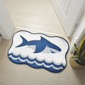 Decorative Modern Novelty Hotel Use Home Floor Mat Soft Absorbent Anti-Slip Pet Friendly 100% Polyester Bathroom Rug