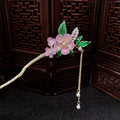 Chinese Style Vintage Handmade Flower Decoration Wholesale Bridal Japanese Antique Wedding Hair Accessories Bun Stick Hair Pins