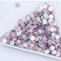 Wholesale  Bulk Rhinestones Ss 10121620 pink Opal Flat Back Strass Crystal Diamond for Nail Art Design