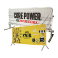 Custom Printing Mesh Fabric Crowd Control Barrier Fence Jacket Barricades Covers Banners