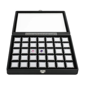 DK21654-35W Gemstone Display Boxes in a Lockable Carry Case High Quality Plastic Diamond Box