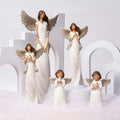 Handmade Resin Guardian Fairy Angels Statue Prayer Angel Art Home Decor Crafts for Desktop Ornaments