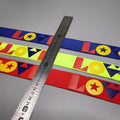 Silicone Printed Underwear Polyester Nylon Logo Design Custom Elastic Hair Bands Wristband Round Elastic Band for Women