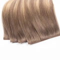 Skin Weft #9/613 Highlight Natural Blonde Color Weft Extension with Holes Russian Hair Double Tape Hole Weft Hair Extensions