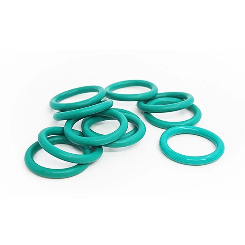 Rubber Ring Green FKM O Ring Seal Rubber ORing Sealing Oil Gasket Washer
