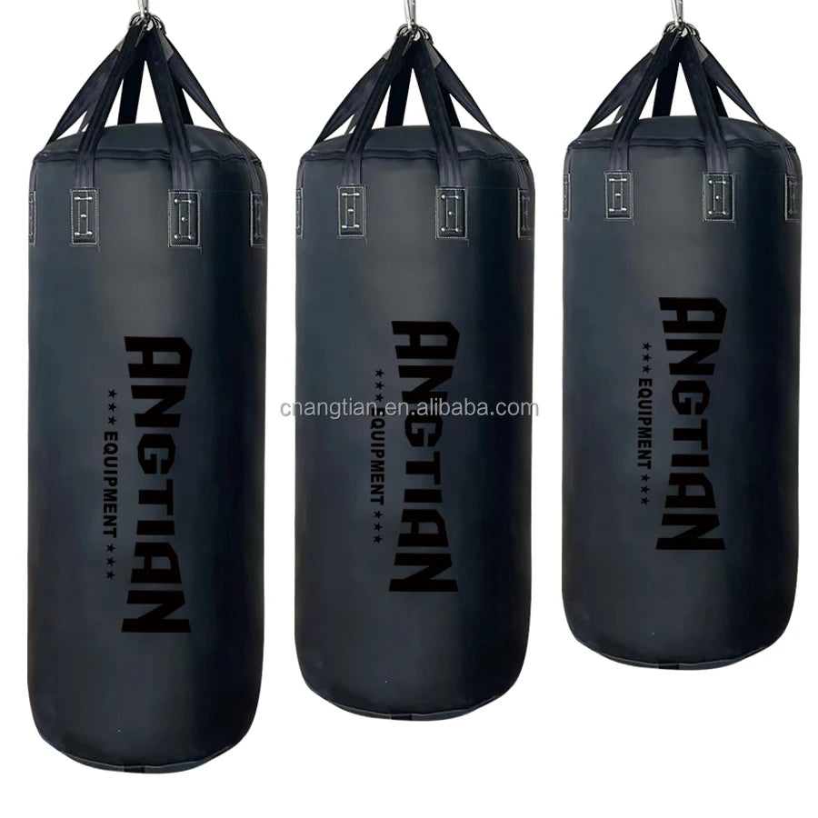 Factory Custom Unfilled Training Equipment Heavy Duty Boxing Sandbags / Kickboxing  Muay Thai Punchbags for Sale