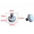 M6x16x9mm Plastic Furniture Leg Furniture Leveling Glides for Chairs