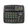 Biner C6 Hot Selling Built in 48V Phantom Power 6 Channel DJ Sound Recording Live Usb Audio Mixer