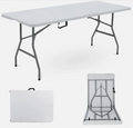 Hot Sales Cheap Stable 72"rectangle HDPE Plastic Folding Table for Outdoor Parties