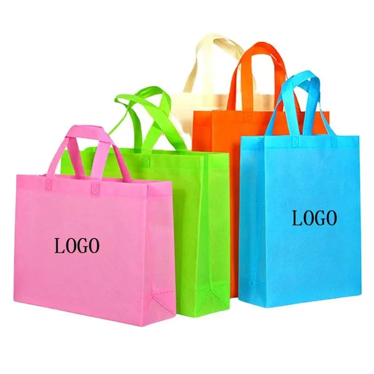 Customised Printed Ultrasonic TNT RPET Non-Woven Fabric Unique Pattern Carry Shopping Bags