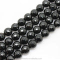 Round Faceted Gemstone Beads Faceted Onyx Black Agate Beads for Jewelry Making 6mm 8mm 10mm 12mm