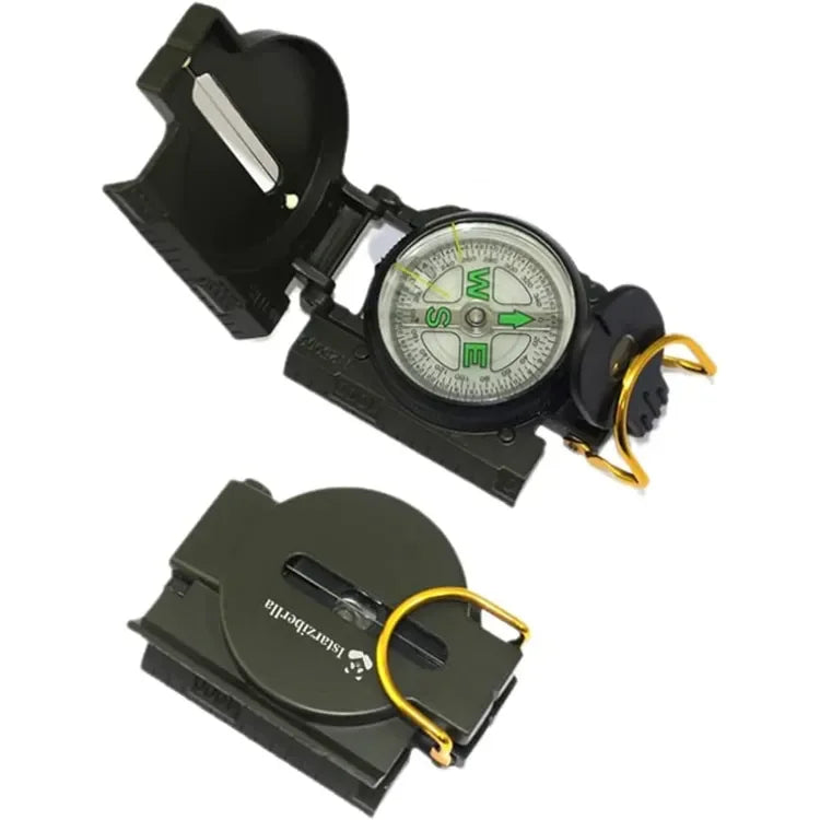 Outdoor Compass Metal Case Folding Pocket Antique Toy Compass for Kids Outdoor Exploration Adventure Camping Hiking