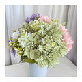 Silk Cloth OUZI 9 Head Dahlia Decoration Mariage Artificial Flowers Decorative
